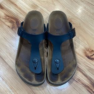 BIRKENSTOCK Gizeh Thong Sandal black Sz 34 220 L3 girls Sz 3